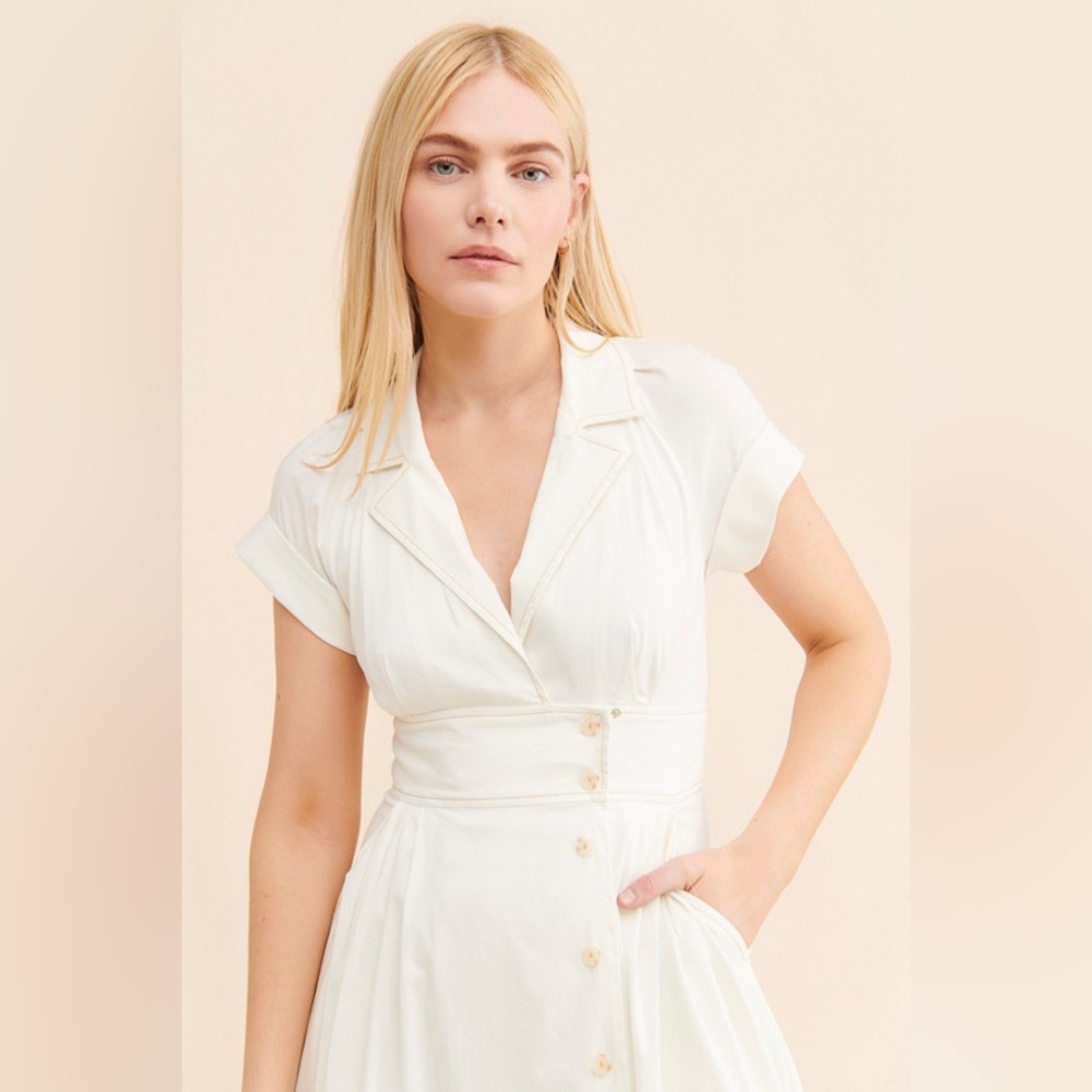 Maeve Anthropologie Midi Shirt Dress - Size US 6 / UK 10 / EU 38
